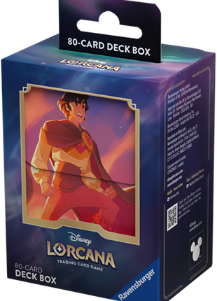 Disney Lorcana Shimmering Skies - Deck Box - Alladin– set Shimmering Skies - Deckbox