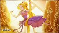 Dit is een foto van het spel Disney Lorcana - Ursula's Return Playmat: Rapunzel te koop bij Speldorado Spellenwinkel Delft