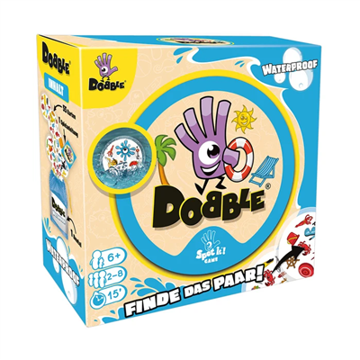 Dit is een foto van het spel Dobble Waterproof te koop bij Speldorado Spellenwinkel Delft