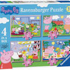 Dit is een foto van het spel Peppa Pig 4 Puzzels te koop bij Speldorado Spellenwinkel Delft