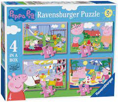 Dit is een foto van het spel Peppa Pig 4 Puzzels te koop bij Speldorado Spellenwinkel Delft