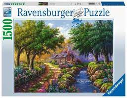 Cottage Bij De Rivier 1500 Stukjes 171095, 171095 van Ravensburger te koop bij Speldorado !