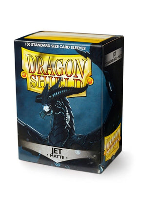 Sleeves Matte - Jet (100ct) - Dragon Shield - Sleeves - Kaartspel accessoires,bordspel accessoires