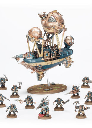 Dit is een afbeelding van het miniatuur drekki's privateers - kharadron overlords voor het spel Warhammer, te koop bij Tabletop Miniature Wargames spellenwinkel Speldorado in delft
