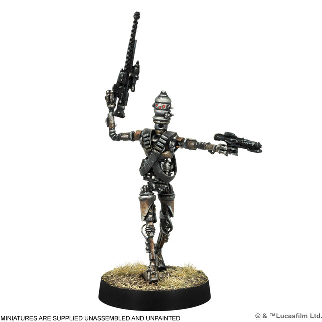 Dit is een foto van het spel IG-Series Assassin Droids Op Exp En - Star Wars Legion te koop bij Speldorado Spellenwinkel Delft