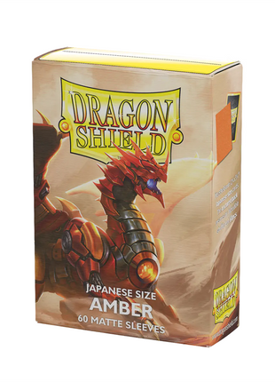 SleevesMatte Japanese Amber - Dragon Shield - Sleeves - Kaartspel accessoires,bordspel accessoires