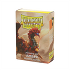 SleevesMatte Japanese Amber - Dragon Shield - Sleeves - Kaartspel accessoires,bordspel accessoires