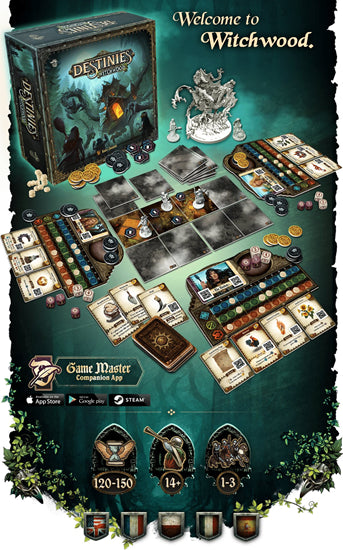 Dit is een foto van het spel Destinies witchwood EN te koop bij Speldorado Spellenwinkel Delft