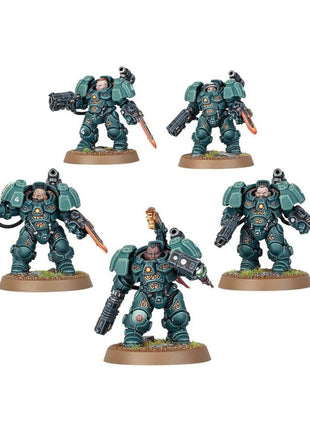 Dit is een afbeelding van het miniatuur einhyr Hearthguard - Leagues of Votann voor het spel Warhammer, te koop bij Tabletop Miniature Wargames spellenwinkel Speldorado in delft