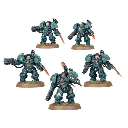 Dit is een afbeelding van het miniatuur einhyr Hearthguard - Leagues of Votann voor het spel Warhammer, te koop bij Tabletop Miniature Wargames spellenwinkel Speldorado in delft