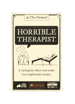 Horrible Therapist Extra Horrible Edition – party kaartspel – 1 speler