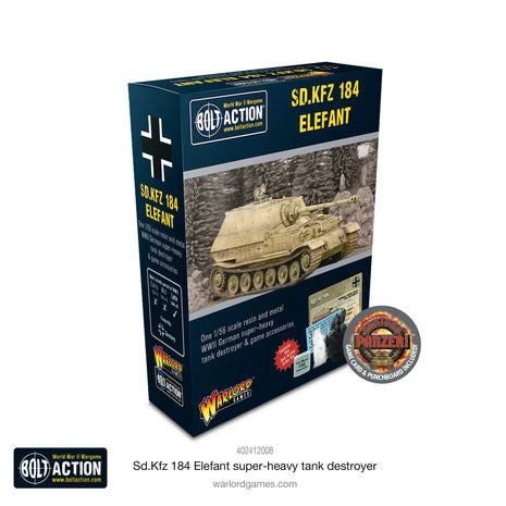 Sd.Kfz 184 Elefant Super-Heavy Tank Destroyer voor Bolt Action - duitsers vehicle schaal 1:58 miniatuur