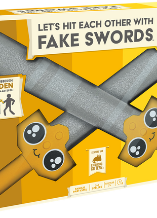 Let's Hit each other with fake swords - NL – party kaartspel – 3 tot 6 spelers
