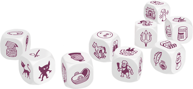 Dit is een foto van het spel Rory's Story Cubes Fantasia NL te koop bij Speldorado Spellenwinkel Delft