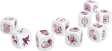 Dit is een foto van het spel Rory's Story Cubes Fantasia NL te koop bij Speldorado Spellenwinkel Delft