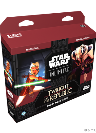 Star Wars Unlimited Twilight of the Republic twee spelers starter– set Twilight of the Republic - Spotlight Deck