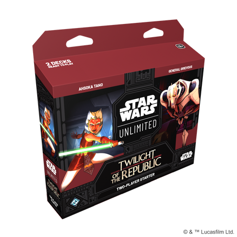 Star Wars Unlimited Twilight of the Republic twee spelers starter– set Twilight of the Republic - Spotlight Deck