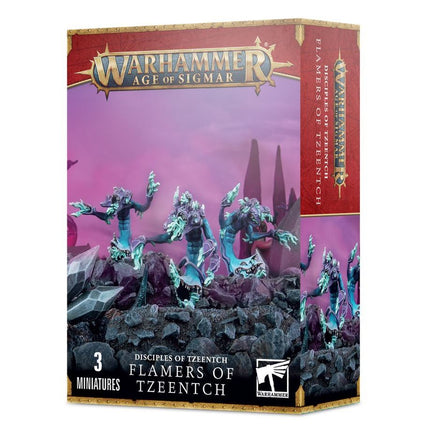 Dit is een afbeelding van het miniatuur Flamers Of Tzeentch - Chaos Daemons voor het spel Warhammer, te koop bij Tabletop Miniature Wargames spellenwinkel Speldorado in delft