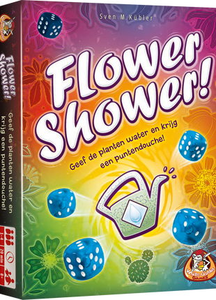 Flower Shower – gezellig dobbelspel – 1 tot 4 spelers