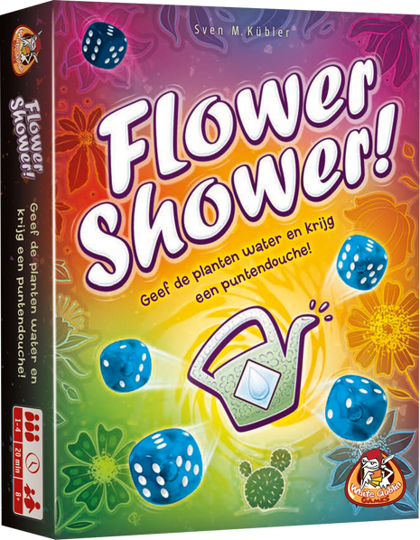 Flower Shower – gezellig dobbelspel – 1 tot 4 spelers