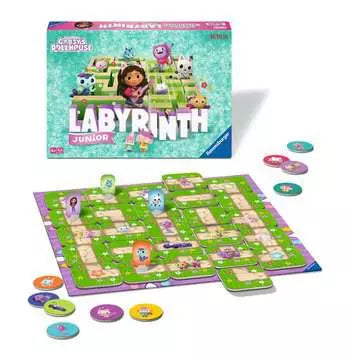 Dit is een foto van het spel Gabby's Dollhouse Junior Labyrinth te koop bij Speldorado Spellenwinkel Delft