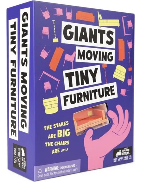 Giants Moving Tiny Furniture