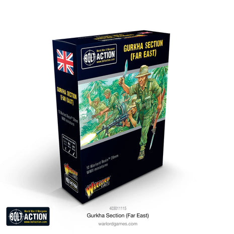 Gurkha Section (Far East) voor Bolt Action - engelsen infantry schaal 1:58 miniatuur