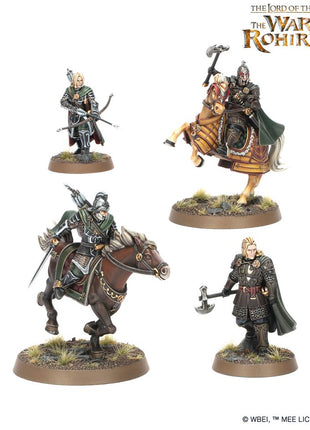 Dit is een afbeelding van het miniatuur haleth & hama princes of rohan voor het spel Warhammer, te koop bij Tabletop Miniature Wargames spellenwinkel Speldorado in delft
