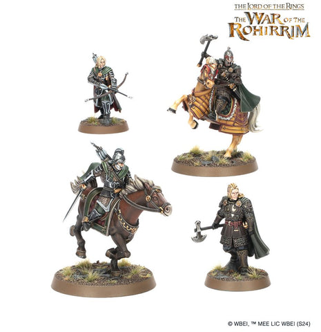 Dit is een afbeelding van het miniatuur haleth & hama princes of rohan voor het spel Warhammer, te koop bij Tabletop Miniature Wargames spellenwinkel Speldorado in delft