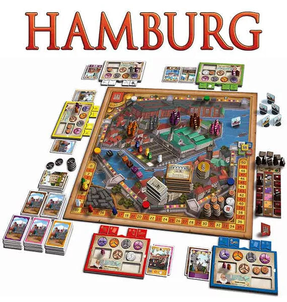 Dit is een foto van het spel Hamburg: Essential edition te koop bij Speldorado Spellenwinkel Delft