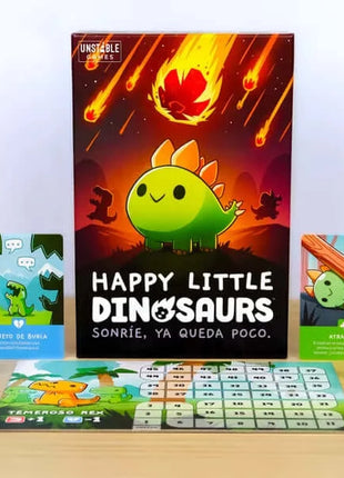 Dit is een foto van het spel Happy Little Dinosaurs NL te koop bij Speldorado Spellenwinkel Delft