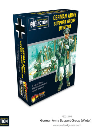 German Army Support Group (Winter) - EN voor Bolt Action - duitsers infantry schaal 1:58 miniatuur