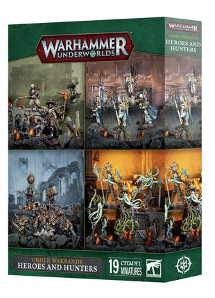 Games Workshop heroes and hunters - Warhammer Underworlds