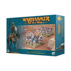 Dit is een afbeelding van het miniatuur Skeleton Horsemen - Tomb Kings of Khemri voor het spel Warhammer, te koop bij Tabletop Miniature Wargames spellenwinkel Speldorado in delft