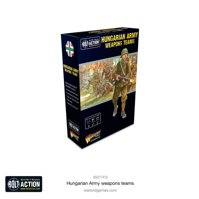 Dit is een foto van het spel Hungarian Army Weapons Teams te koop bij Speldorado Spellenwinkel Delft