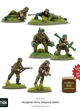 Dit is een foto van het spel Hungarian Army Weapons Teams te koop bij Speldorado Spellenwinkel Delft