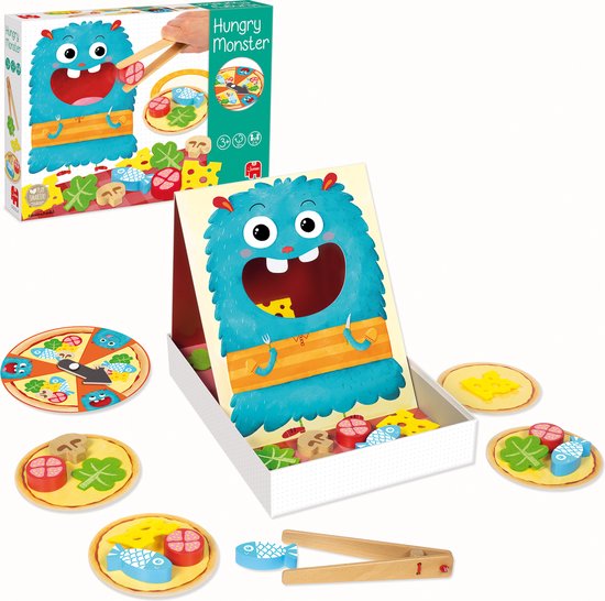 Dit is een foto van het spel Hungry Monster te koop bij Speldorado Spellenwinkel Delft