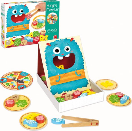 Dit is een foto van het spel Hungry Monster te koop bij Speldorado Spellenwinkel Delft