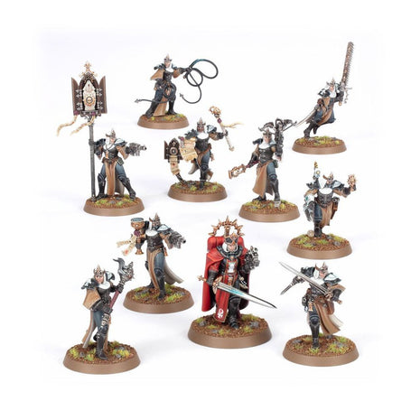 Dit is een afbeelding van het miniatuur Sisters novitiate squad - adepta sororitas voor het spel Warhammer, te koop bij Tabletop Miniature Wargames spellenwinkel Speldorado in delft