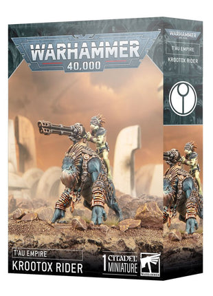 Dit is een afbeelding van het miniatuur Krootox Rider - Tau Empire voor het spel Warhammer, te koop bij Tabletop Miniature Wargames spellenwinkel Speldorado in delft