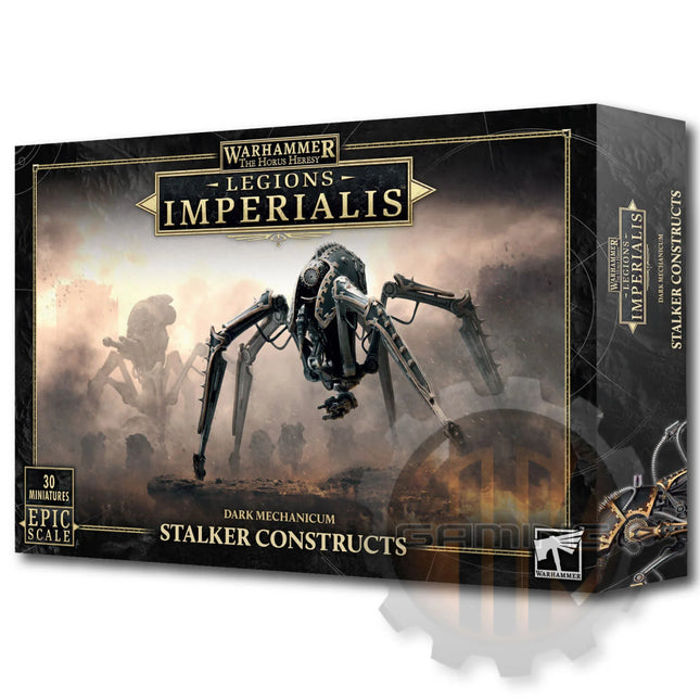 Dit is een foto van het spel dark mechanicum stalker constructs - legion imperialis te koop bij Speldorado Spellenwinkel Delft