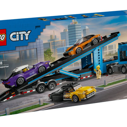 City Autotransporter met Sportwagen 60408 Lego