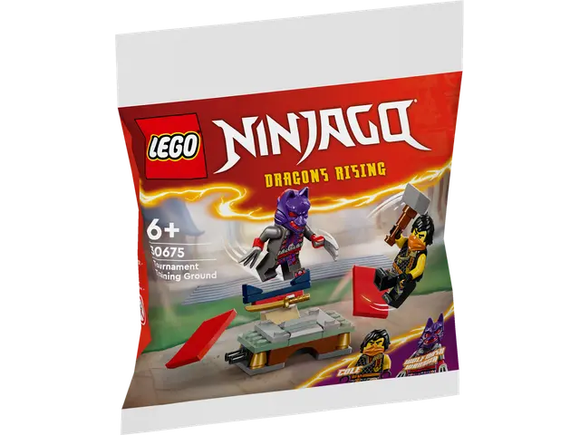 Toernooi trainingsveld & Tempelstrijd van Kai en Rapton 30675  Ninjago