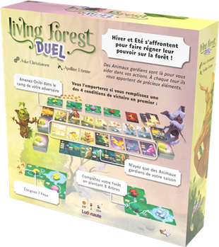 Dit is een foto van het spel Living Forest Duel te koop bij Speldorado Spellenwinkel Delft