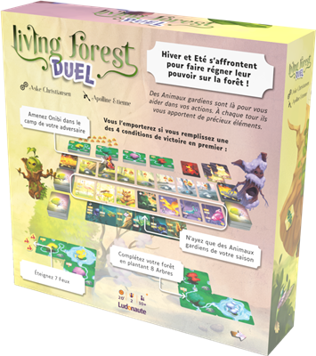Dit is een foto van het spel Living Forest Duel te koop bij Speldorado Spellenwinkel Delft