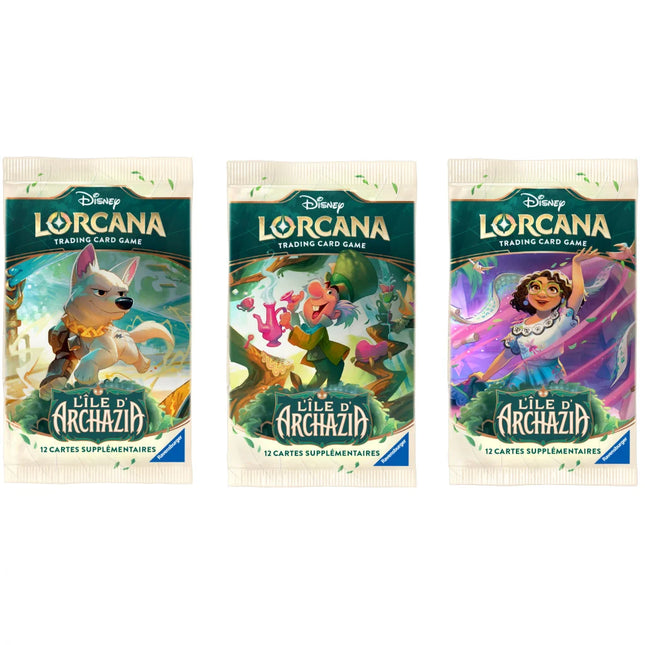 Dit is een foto van het spel Disney Lorcana Archazia's Island EN set 7 Booster te koop bij Speldorado Spellenwinkel Delft