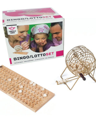 Bingo  Lotto/Bingomolen Set (1-90) - Metaal - uitvoering
