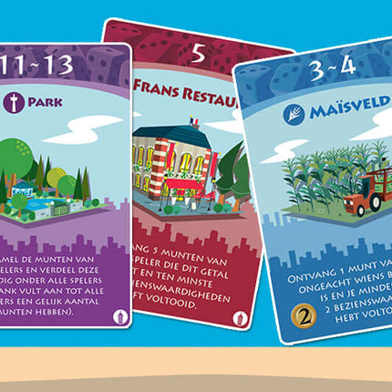 Machi Koro - Uitbreiding Metropool, WGG1514 van White Goblin Games te koop bij Speldorado !