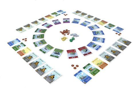 Dit is een foto van het spel Machi Koro Voetbal te koop bij Speldorado Spellenwinkel Delft