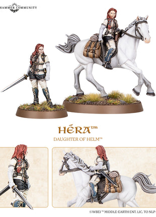 Games Workshop Héra daughter of helm - middle-earth - Middle earth
